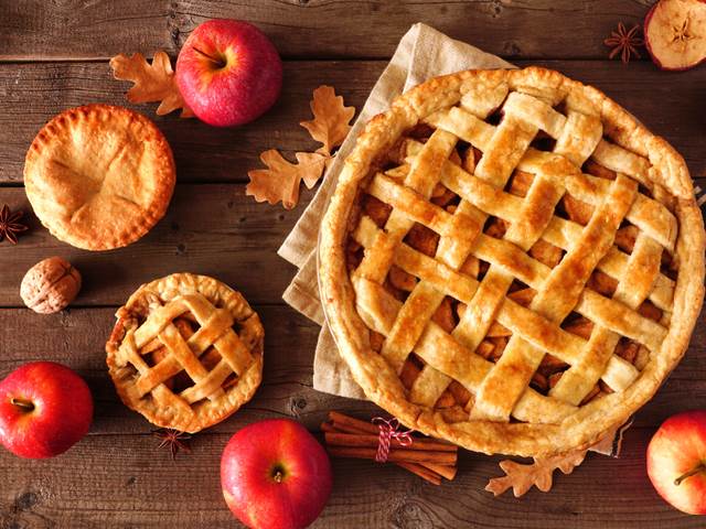 Podzimní fitness jabllečný koláč